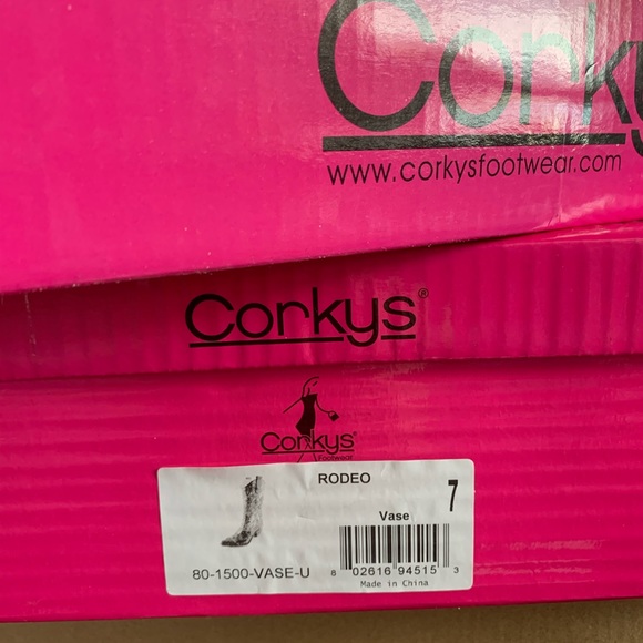 Corky’s Cowboy Boot Style Rubber Rain- - Picture 7 of 7